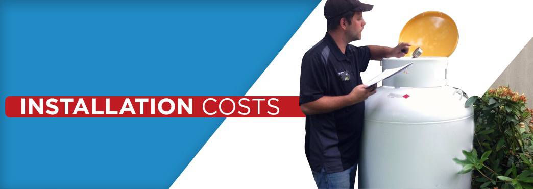 installation costs of each heating system