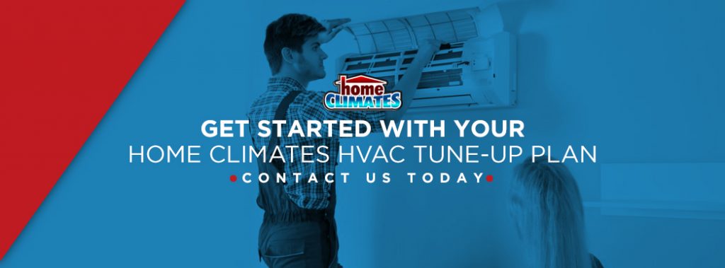 contact home climates for routine hvac service banner