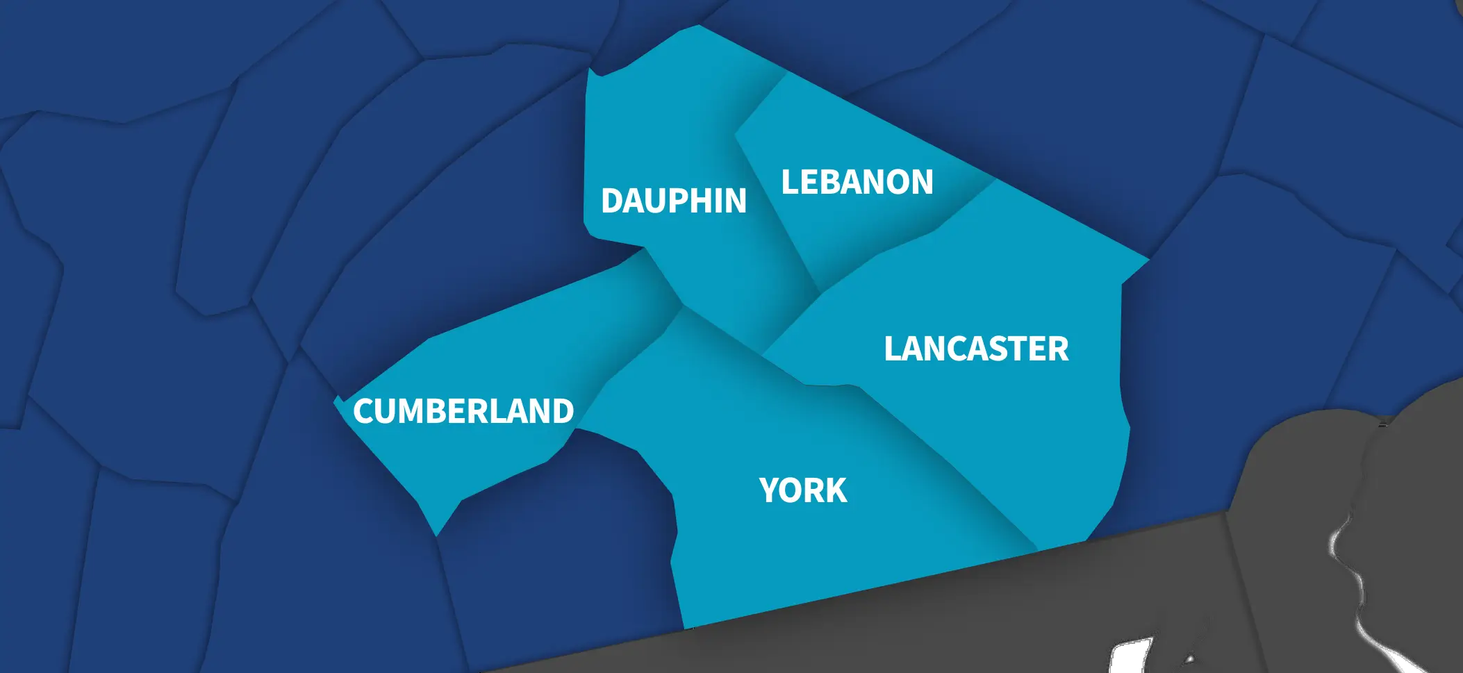 Home Climates service area map central PA